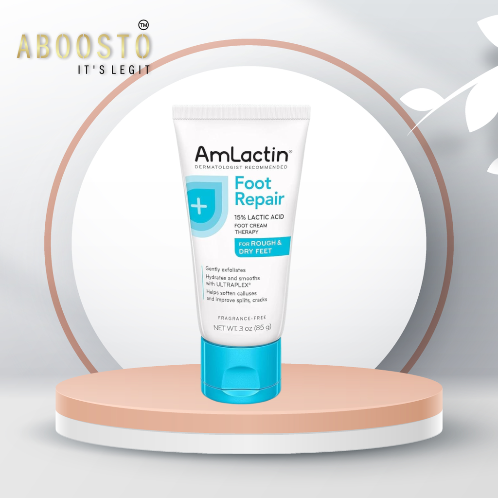 Amlactin Foot Repair Cream 3oz for Dry and Cracked Feet, Kenya