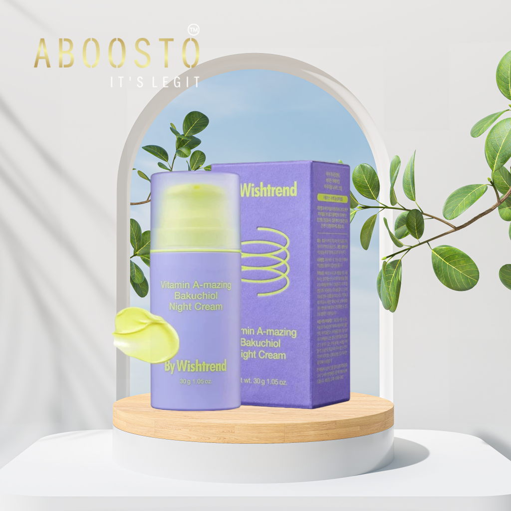 Vitamin A-mazing Bakuchiol Night Cream 30G by Wishtrend for skin renewal