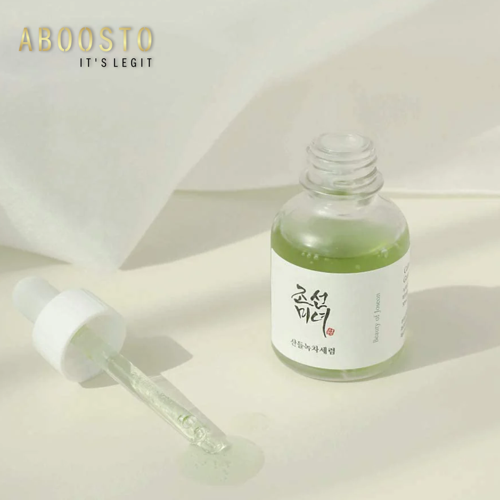 CALMING SERUM Green Tea + Panthenol 30ML soothing Korean serum for redness, hydration and sensitive skin