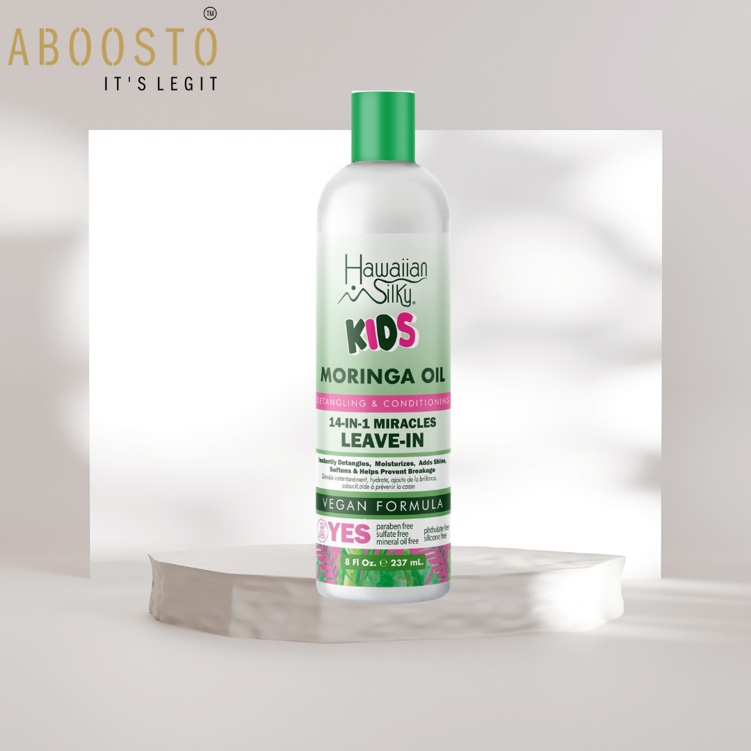 HAWAIIAN SILKY KIDS MORINGA HAIR OIL 4OZ