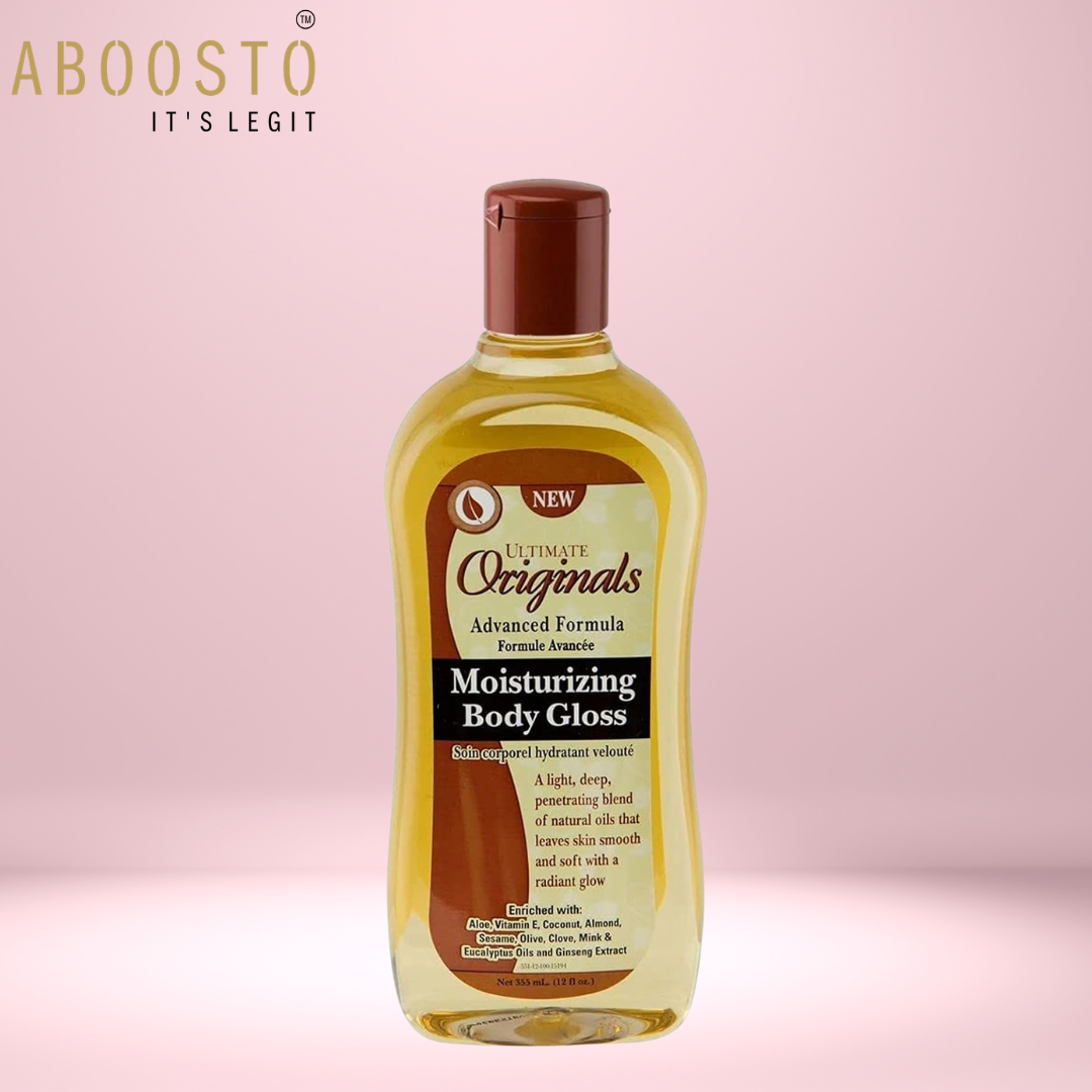 AFRICAN BEST ULTIMATE ORGANICS SKIN BODY GLOSS 12OZ