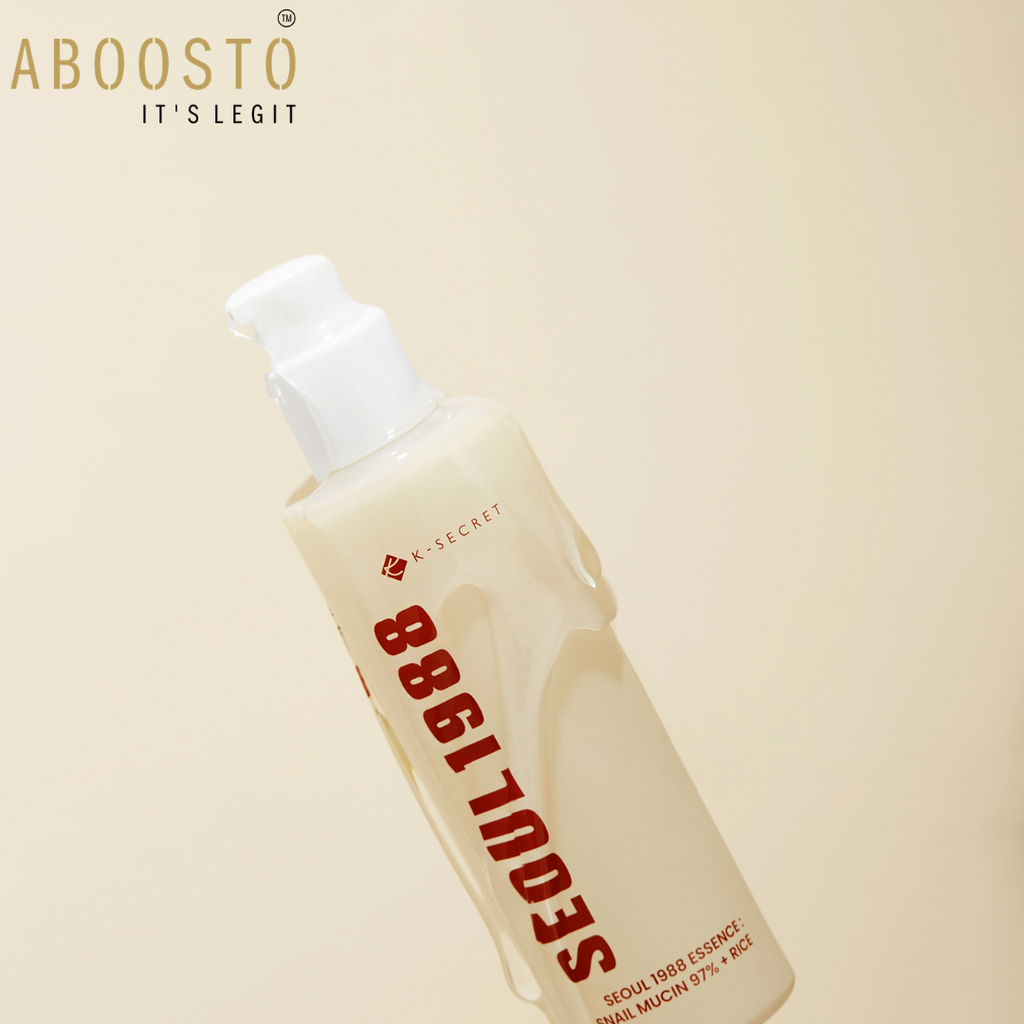 SEOUL 1988 ESSENCE : SNAIL MUCIN 97% + RICE 100ML