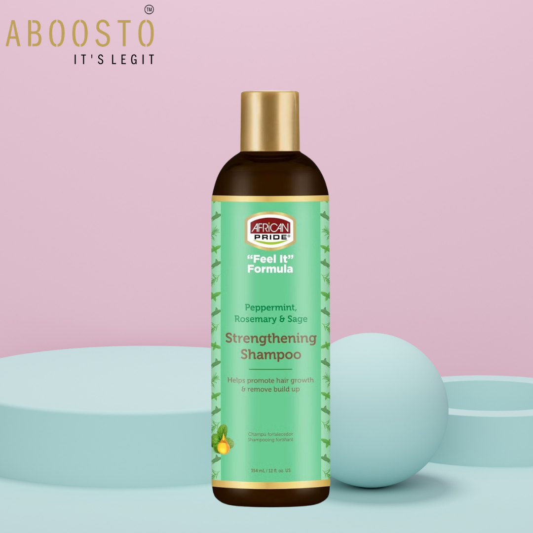 AFRICAN PEPPERMINT ROSEMARY STRENGTHENING SHAMPOO 354ML
